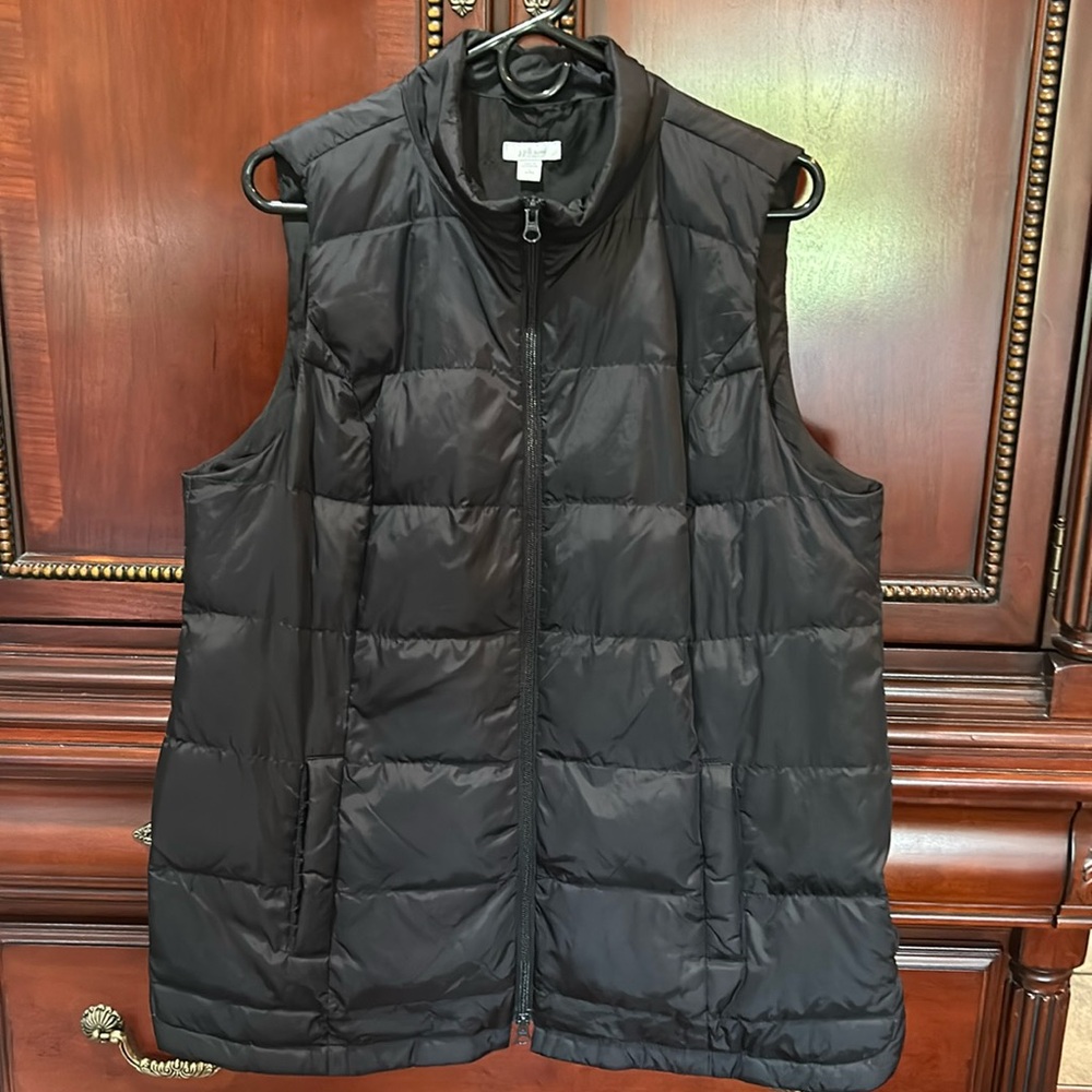 J Jill zippered down vest